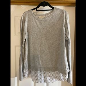 New Loft Outlet tulip back blouse large